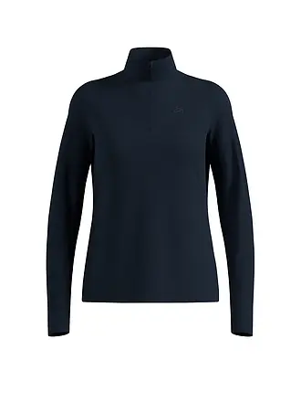 ODLO | Damen Unterzieh Zipshirt Besso Mid Layer | dunkelblau